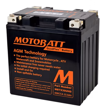 Motobatt MBTX30UHD Heavy Duty AGM Sea Doo Battery